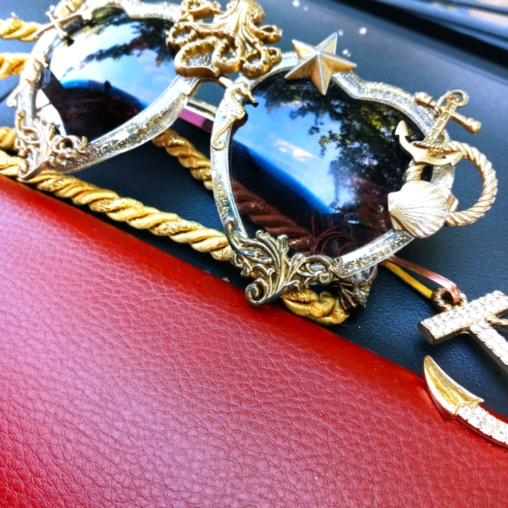 Handmade nautical sunglasses!